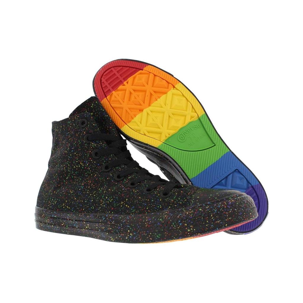 Converse Chuck Taylor All Star Pride High Top Canvas Sneakers Unisex Sneakers Black 153078C