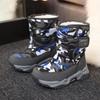 Kids Winter Boots Fashion Convenient Outdoor Thick Sole with Plush Insulation  Boy's Snow Boots High Top Cotton Shoes