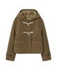 COVERNAT WOMAN Edin Short Duffle Coat Beige