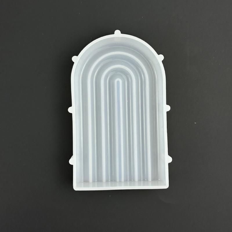 Arch Shaped Silicone Mold Handmade Scented Candle Table Ornament Mould Non-stick