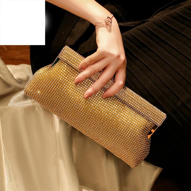 Women New Diamond Evening Clutch Bag Fashion Brand Ladies Wedding Party Pouch Wallet Chain Shoulder Crossbody Clip Bag