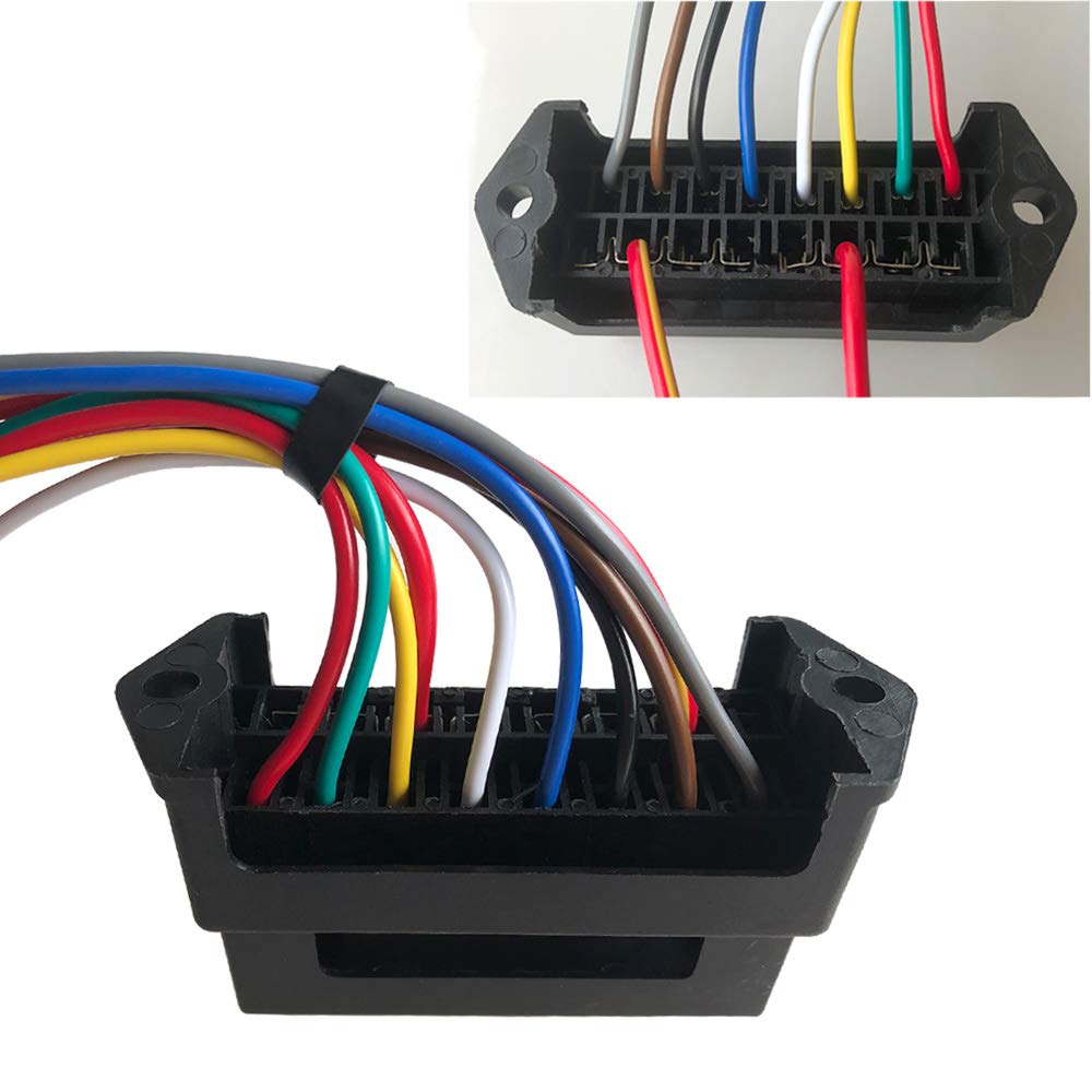Seliwirkt 8 Way Fuse Box Holder, Car Circuit Fuse Box Holder, 2 Input 8