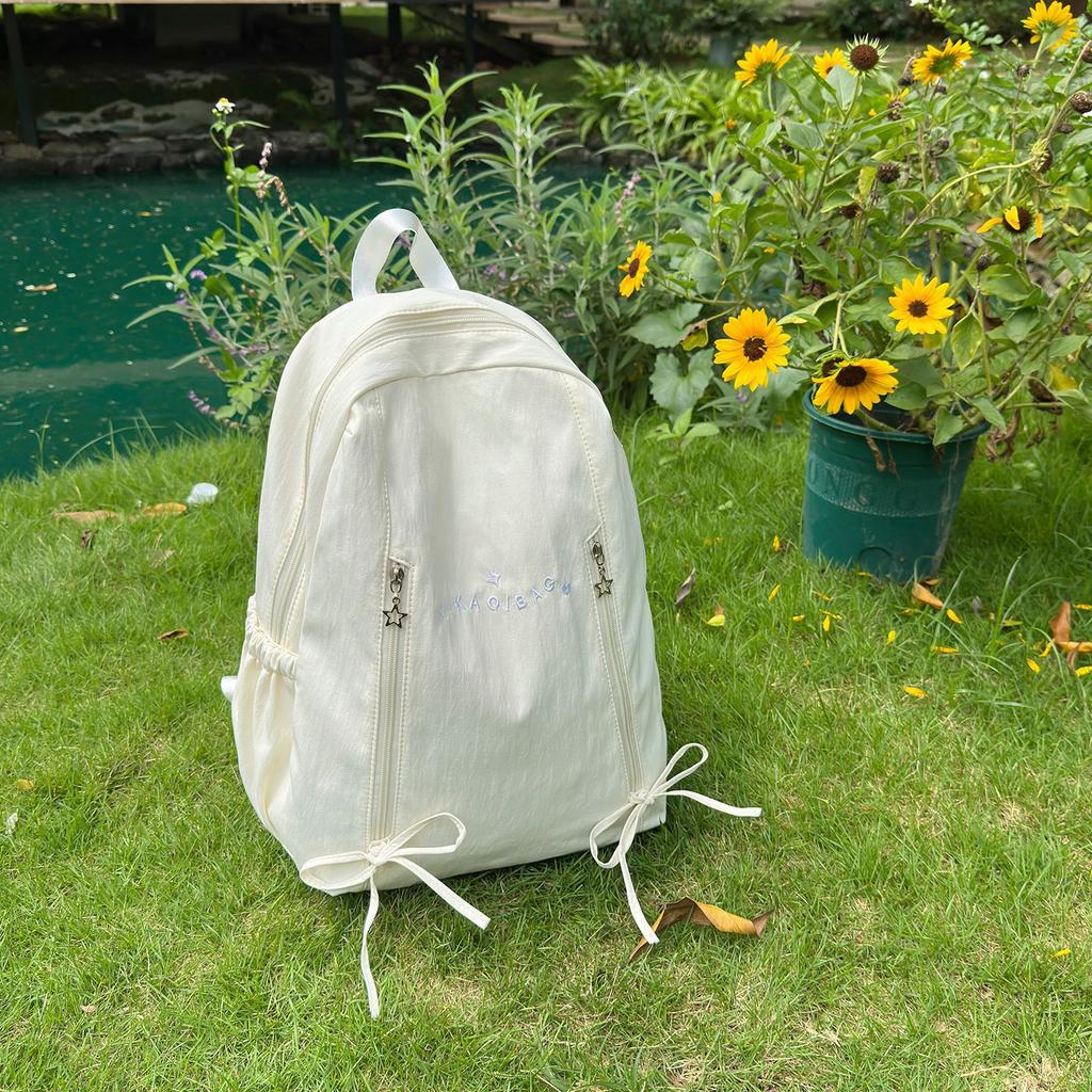 Schoolbag Niche Lightweight Nylon Backpack 1011 New Leisure Travel Junior High School Student Schoolbag Women's Backpack