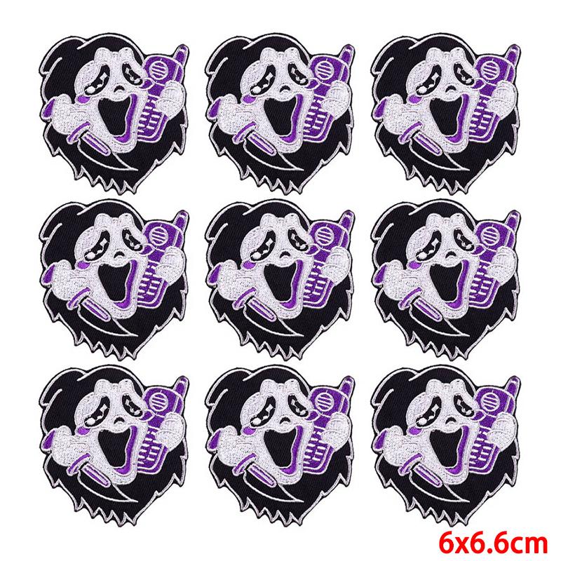 10 Pcs/lot Embroidery Patch Iron On Patches For Clothing Patches On Clothes Jackets Decor Applique Sew Supplies