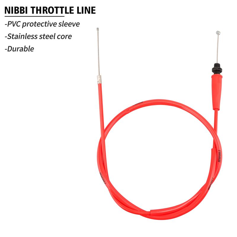 NIBBI Motorcycle Throttle Cable 1064mm Throttle Accelerator Carburetor Choke Cable For Pitbike Yamaha Kawasaki Honda Motocross