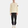 Stone Island Logo Round Neck Long Sleeve Knit Sweater Men sweater Beige K1S1551000-36S00B5-V0093