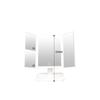 Oeny Double-Folding Adjustable Desktop Makeup Mirror