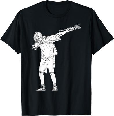 Lacrosse Stick Boy Dabbing Youth Dab Dance T-Shirt