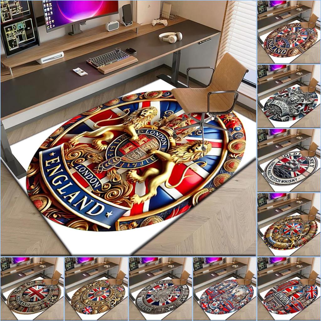 1pc British Empire London England Carpet Rug for Living Room Bedroom Home Sofa Decoration,Kids Play Non-slip Floor Mat