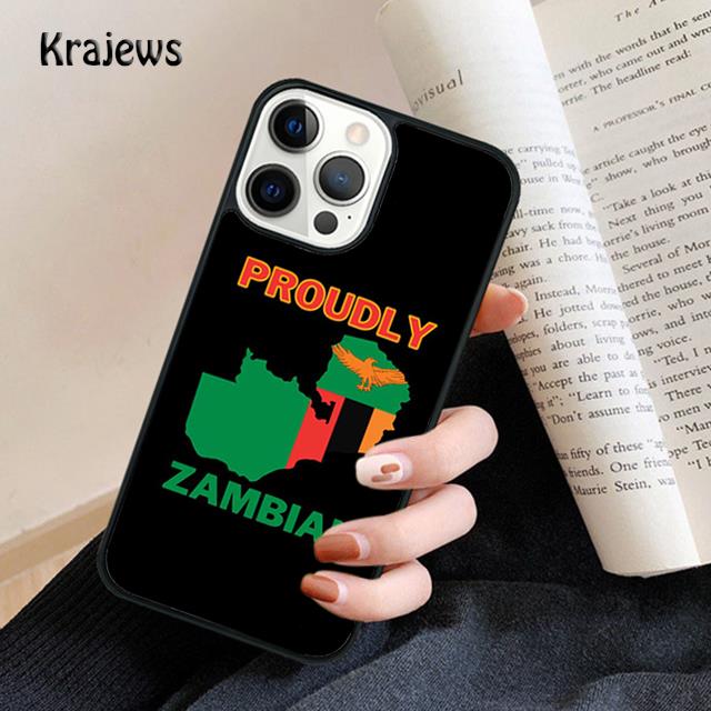 

Zambia Flag Soft Phone Case For iPhone 17 Air 16 15 14 Max Plus 11 12 13 Pro Max Phone Cover coque Shell Fundas iPhone 13
