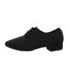 Men's Oxford Cloth Soft Sole Dance Shoes for Square, Foxtrot, and Modern Waltz