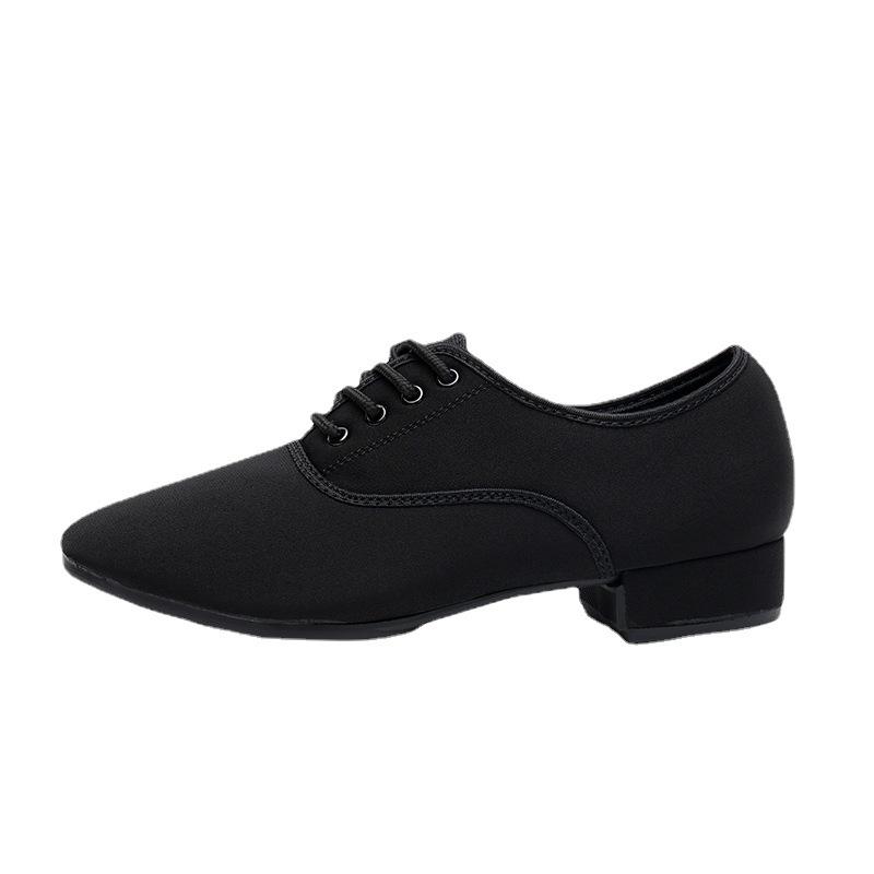 Men's Oxford Cloth Soft Sole Dance Shoes for Square, Foxtrot, and Modern Waltz