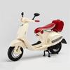 Vespa 946, Maßstab 1/12, Legierung, klassisches Freizeit-Motorradmodell, Druckguss, Metall, Straßen-Retro-Motorradmodell, Ton und Licht, Kinderspielzeug, Geschenk