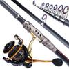 Sougayilang Fishing Rod and Reel Set 1.8-3.0M Portable Telescopic Rod with 12+1BB Fishing Reel Combos for Freshwater Fishing
