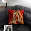 KKarol G TropicoquetA Sänger Kissenbezug Natürlicher Leinen Bio-Stoff Beidseitiger Druck Sofa Heimdeko Geschenk Kissenhülle