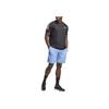 Adidas Striped Logo Print Elastic Waist Sports Shorts Men Shorts Blue HS3252