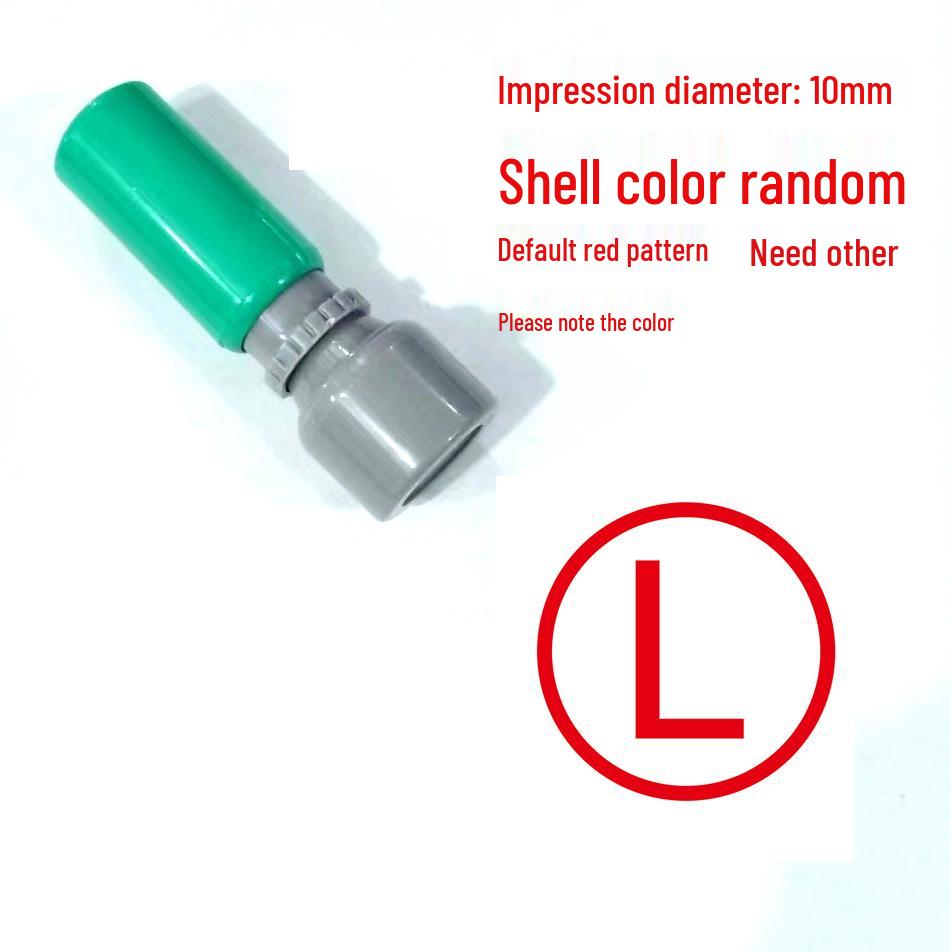 10mm Lichtempfindliches Stempelset: Vollständiges englisches Alphabet & Zahlen 0-9, Perfekt für Lehrer & Nummerierungsaufgaben, Kleine Größe