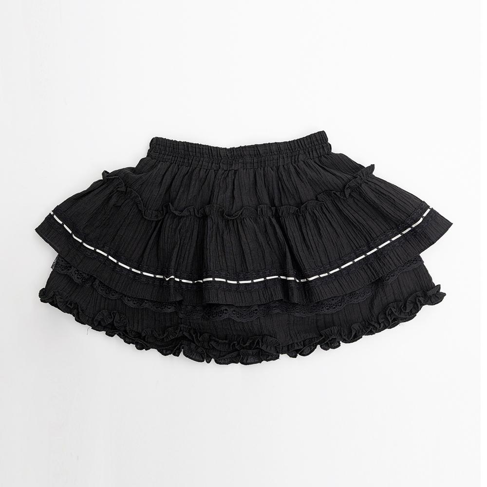 Deondeulob Dd_Mesh Layer Skirt_2Color