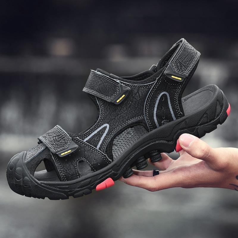 Fashion Shoes Man High Quality New  Shose Summer Comfortable Fashion Summer Leisure Beach Men Leather Sandals Sandals Beach