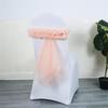 Chair Sash Chair Ribbon For Event Decoration Including Weddings Birthdays And Holiday Parties In Vibranted Color 1PC A0KF