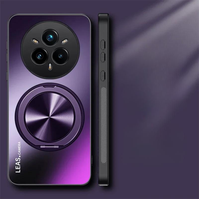 Pro Realme 14 Pro Plus 14X 14T AG Matný Magnetický Stojan Držák Pouzdro na Telefon Pro Realme14 Pro+ 5G Nárazuvzdorný Tvrdý Zadní Kryt Nárazník