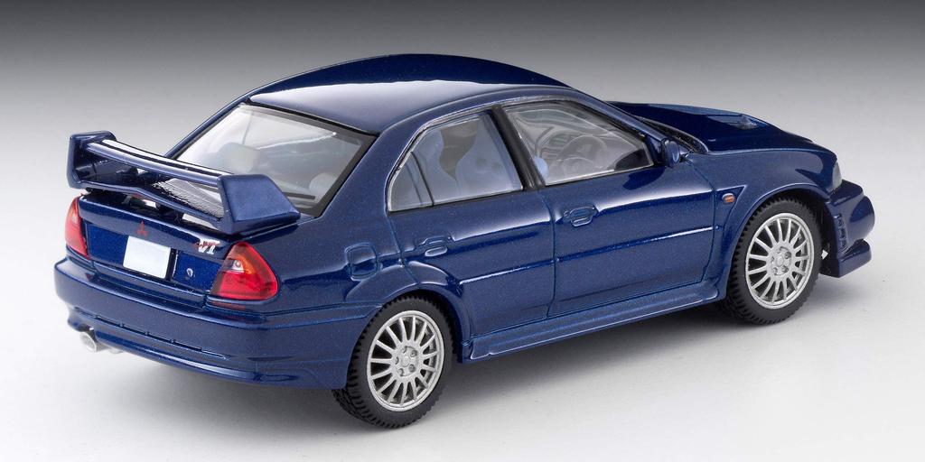 Tomica Limited Vintage Neo Scale Mitsubishi Lancer GSR Evolution VI Navy Blue Finished Model 312406 1/64 LV-N190c