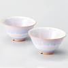 Nihon Tosai Tsubakihide Kiln Rhythm Rice Bowl Pair M54876350