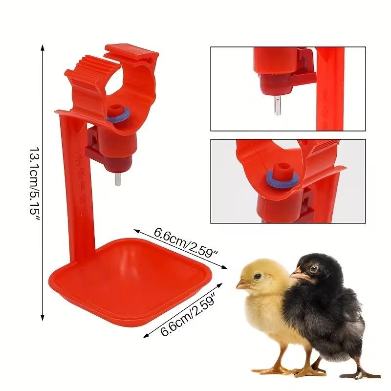 5 20 50 Pcs Chicken Automatic Drinking Cup Pigeon Waterer Plastic Yellow Nipple Hanging Poultry Drinking Tool