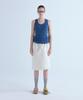 VOYONN Ribbed Sleeveless T-Shirt Dark Blue 0190