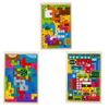 Ungiftiges Montessori Cartoon 3D Puzzle Holz Tangram Mathe Spielwürfel Spiel Kinder Vorschule Fantasie Formen Puzzle Lernspielzeug Kinder