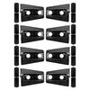 ABS Door Hinge Cover Trim Strip for Jeep For Wrangler JK JKU 2007 To 2017 Supporting Factory Door Hinge Assembly Points