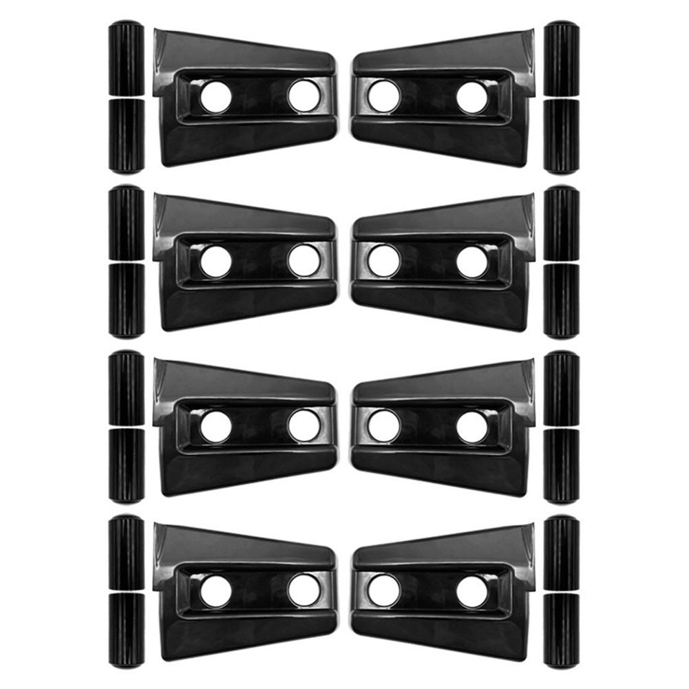 ABS Door Hinge Cover Trim Strip for Jeep For Wrangler JK JKU 2007 To 2017 Supporting Factory Door Hinge Assembly Points