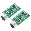 2 stk FM-sender Pickup-modul Profesjonell V4.0 FM MIC Trådløs Lydsender for FM-radio