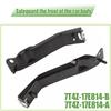 Car Front Bumper Bracket Retainer Beam Mount Support Left Right For Ford Edge 2007 2008 2009 2010 7T4Z-17E814-B 7T4Z-17E814-A