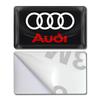Car Styling 3D Epoxy Car Steering Wheel Dashboard Decoration Stickers For Audi A7 A8 A3 A4 A5 A6 TT Q3 Q5 Q7 A1 B5 B6 B7 B8 B9 8P C6 C5 C7