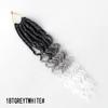 Locs di Dea Ricci Crochet Capelli Locs Morbidi Treccine Sintetiche Estensioni Capelli Stile Bohemien per Donne Nere
