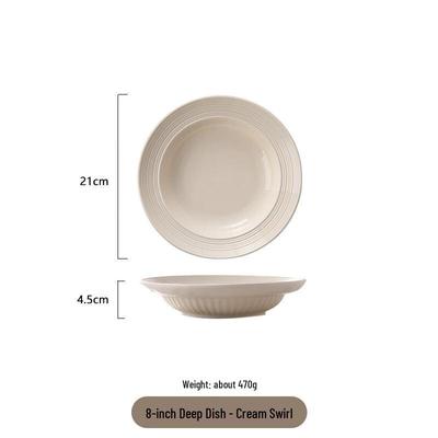 LISM Nordic Ceramic Deep Plate