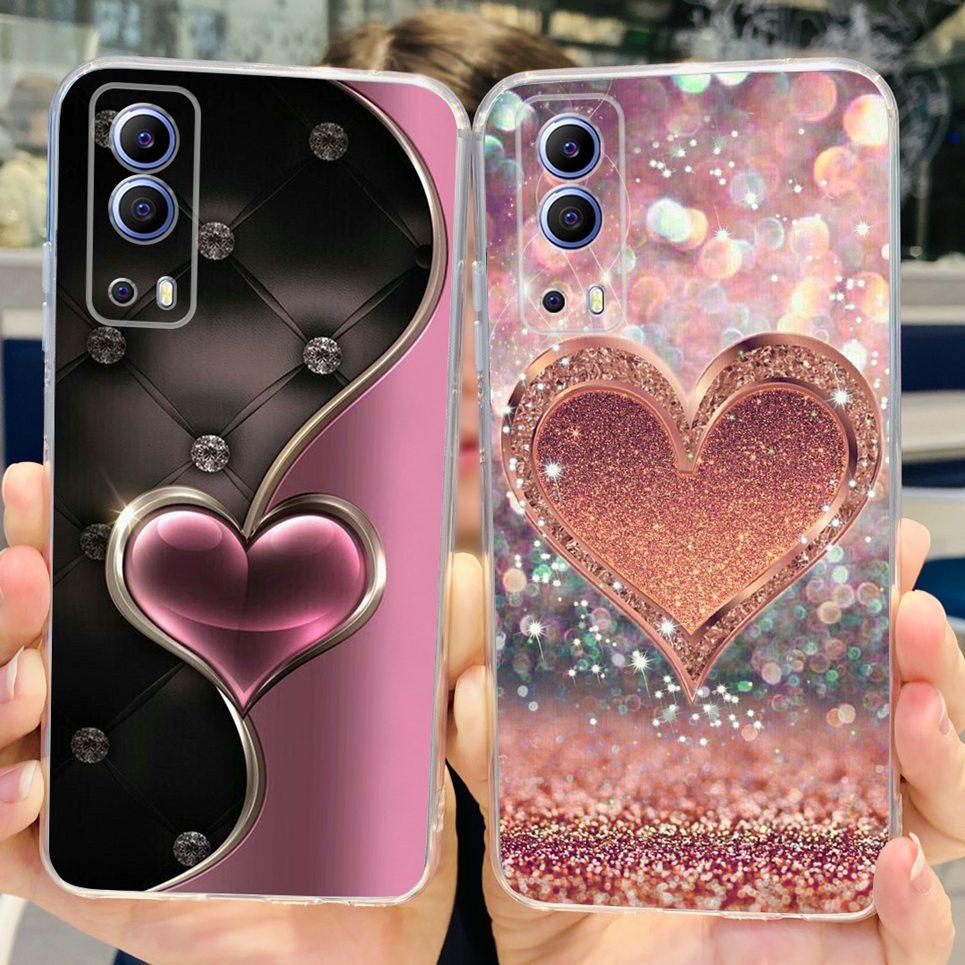 Für Vivo Y72 5G Y52 5G Y75s 5G Handy Maske Rückseite 2024 Neue Mode Stilvoll Klares Muster Hüllen Für Vivo V2041 2053 Weiche Hülle