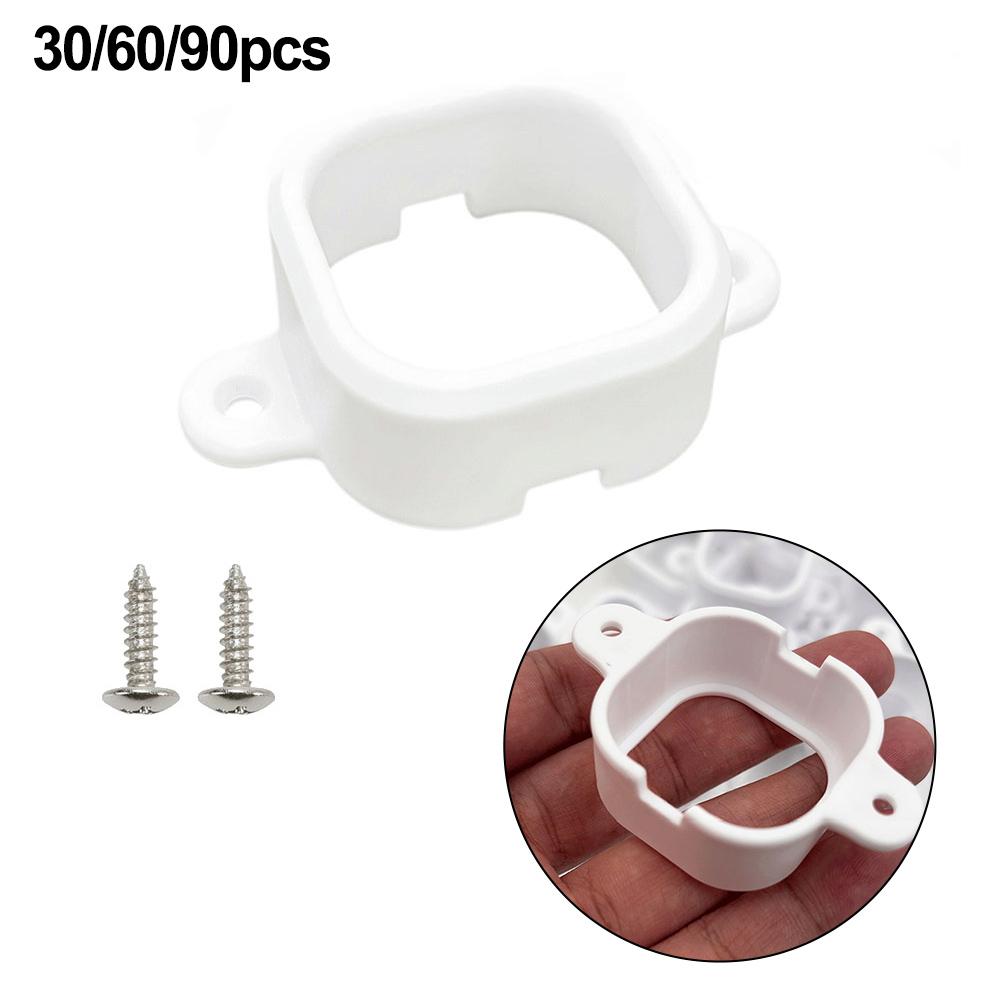 Easy Install Clips Outdoor Light Clips For Outdoor Lighting 60*39*19mm Dual Safety Mechanism Enhanced Stability Design