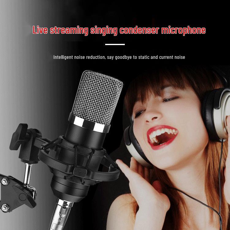 BM700 Condenser Microphone for Streaming, Recording, and Live Broadcasts