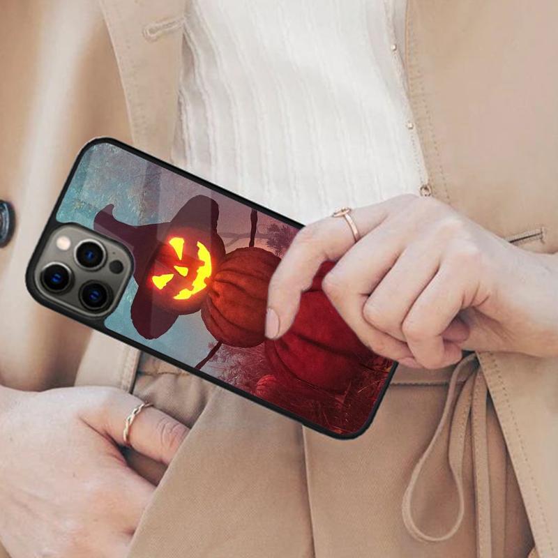 

Halloween Pumpkin Spooky Magnetic Phone Case For APPLE iPhone 17 Air 16 14 13 12 Pro Max 15 Plus Charge With MagSafe Cover iPhone 13mini