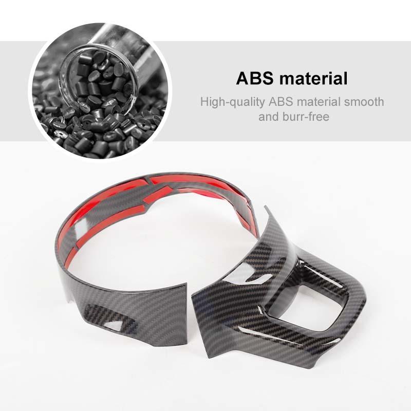   Autocolante decorative de bază pentru panoul de volan pentru Jeep Wrangler JL pentru JT Gladiator 2018 Up Accesorii de interior auto