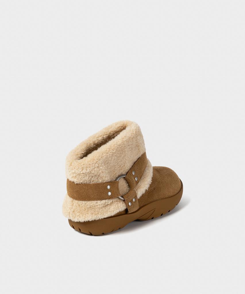 Khiho Buckmore Fur Boots Beige