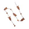 Owl Rain Chain Bronze Metal Adjustable Rain Catcher Chain with Bell for Garden Decoration Eave Device