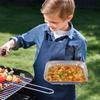 Disposable Aluminum Foil Broiler Pan For Oven (25 Pack) Sheet Pans For Grilling,Roasting Rack,Trays With Ribbed Surface For BBQ Grill-Like Texture