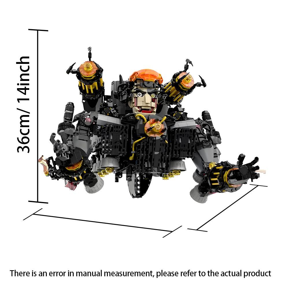 Skibidi Toileted Giant Titan Boss Speakeman Cameraman Building Blocks Set - Collectible Construction Toys for Kids Christmas