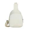 Trendy Solid Color Children's Chest Bag Nylon Casual Crossbody Shoulder Bag Waist Storage Pouch Travel