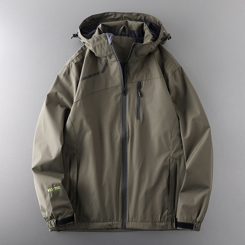 Spring & Fall Men's Windproof Waterproof Export Export Shell Jacket