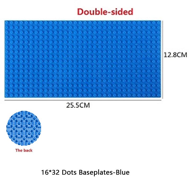 16X32 Baseplate Diy Assembled Building Blocks Baseplate 16*32 Classic Building Blocks Base Board Single Double-Sided Base Plate