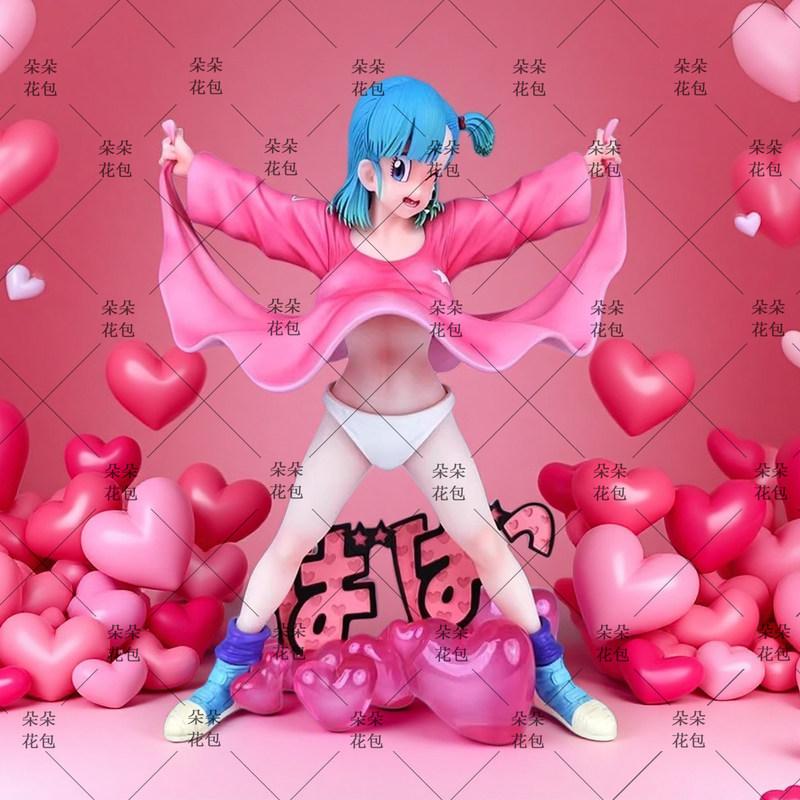 Z Resonance Series Bulma Skirt Lifting Anime Merchandise Trendy Figure Decoration Anime Girl Gk